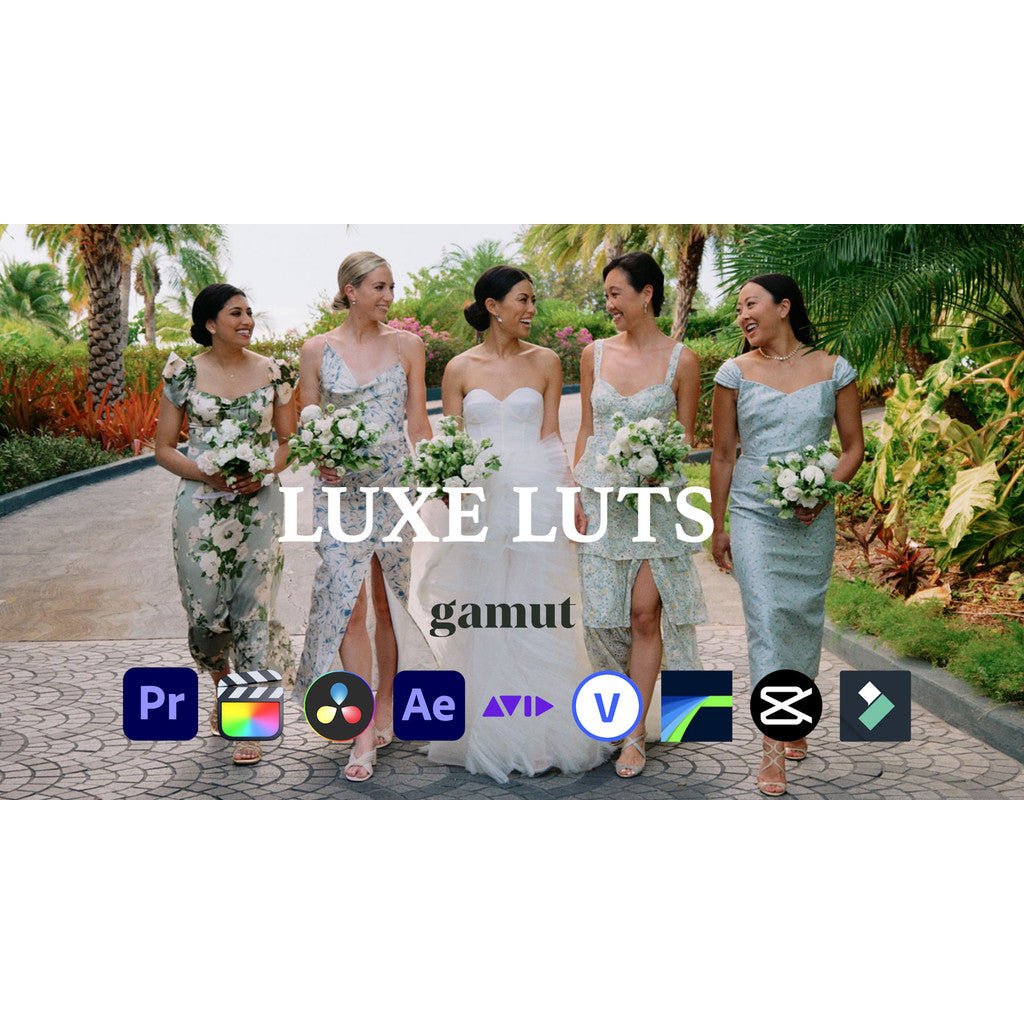 🎨 LUTs 658 | Gamut LUXE – Fresh, Elegant & Serene Luxury Wedding Portrait Film Color Presets - MICHIGO STUDIO