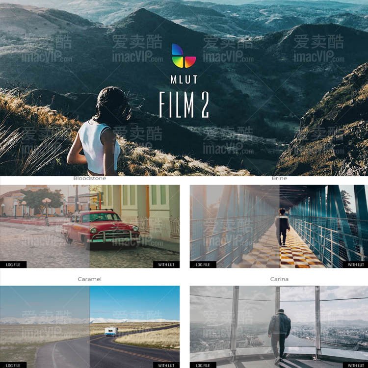 🎬 mLUT Film 2 – 30x Professional Cinematic Color Grading LUTs 🎞️ Blockbuster Film Look Presets - MICHIGO STUDIO