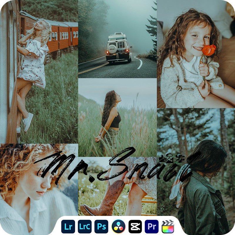 📸 Mr.244 Hasselblad Film Ancient Green - Lightroom Preset (Mobile, PR, Portrait, PS) - MICHIGO STUDIO