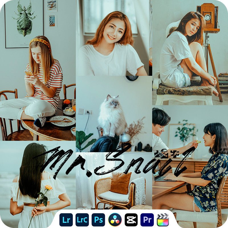 📸 Mr.245 Kodak Film Pure White - Lightroom Preset (Capcut, PS, PR, DaVinci, FCPX) - MICHIGO STUDIO