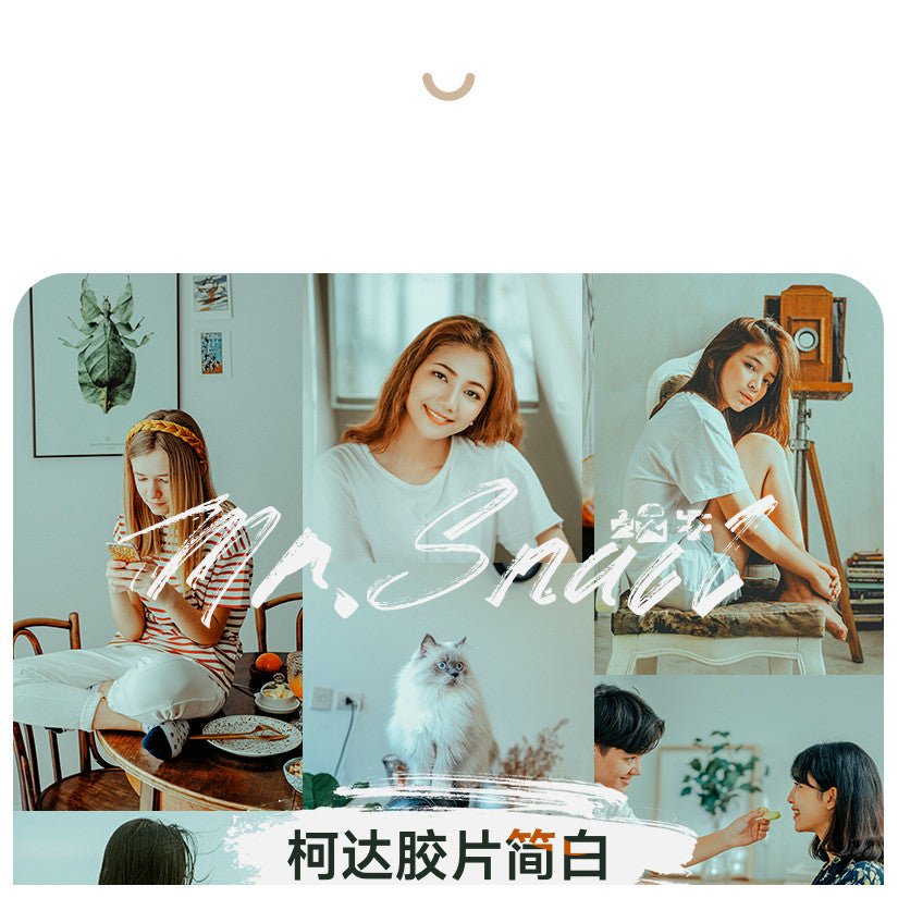 📸 Mr.245 Kodak Film Pure White - Lightroom Preset (Capcut, PS, PR, DaVinci, FCPX) - MICHIGO STUDIO