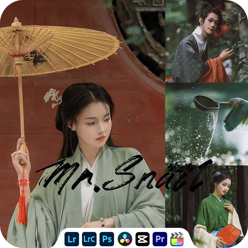 📸 Mr.250 Yinyin Valley Ancient Style - Lightroom Preset (Capcut, PS, Portrait) - MICHIGO STUDIO
