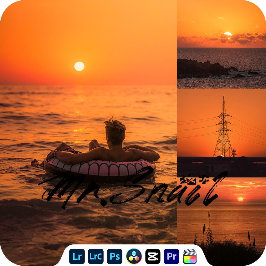 📸 Mr.290 Sunset Sunrise Beach - Lightroom Preset (PS, PR, Capcut, DaVinci) - MICHIGO STUDIO