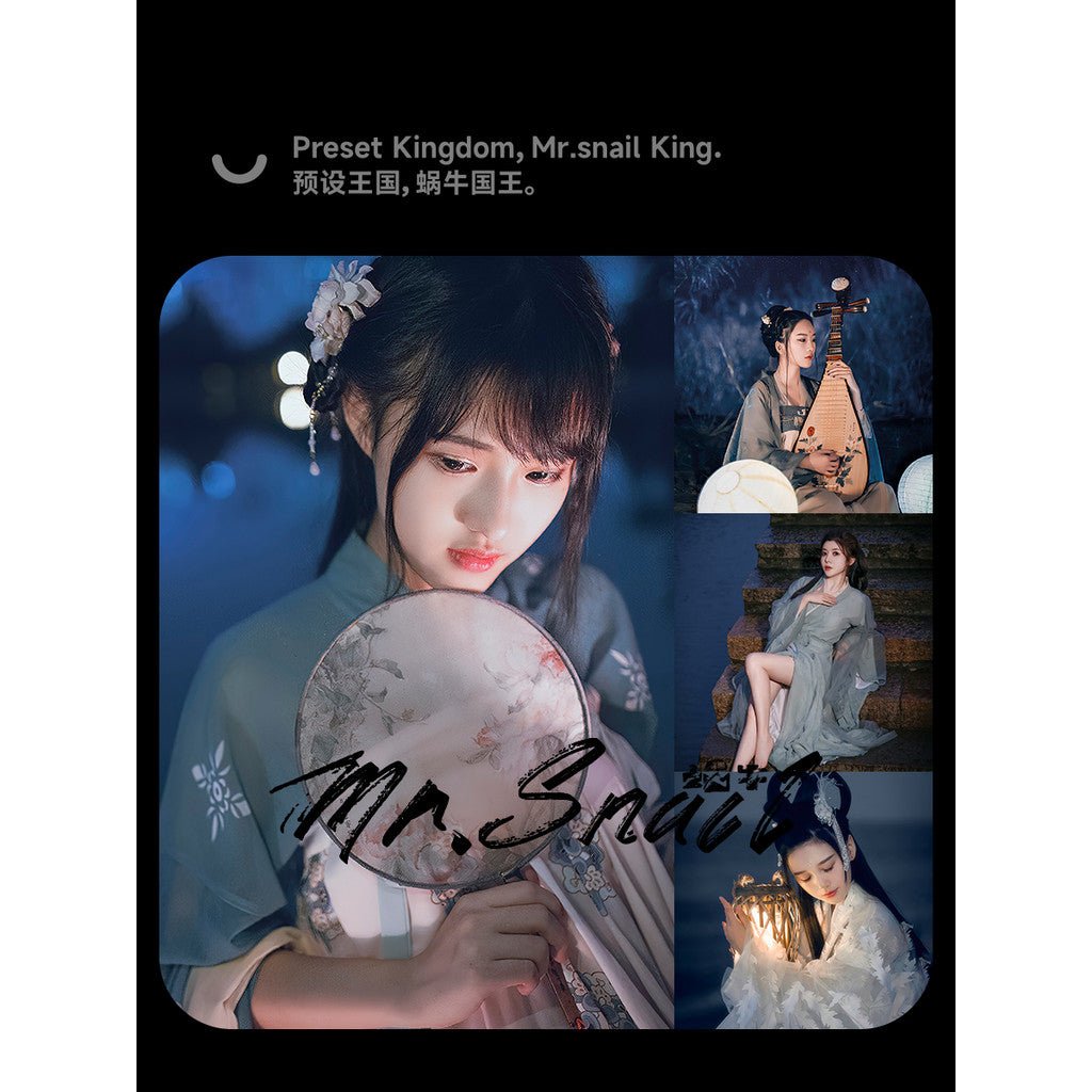 📸 Mr.302 Ancient Night Scene Costume - Lightroom Preset (PS, PR, DaVinci) - MICHIGO STUDIO