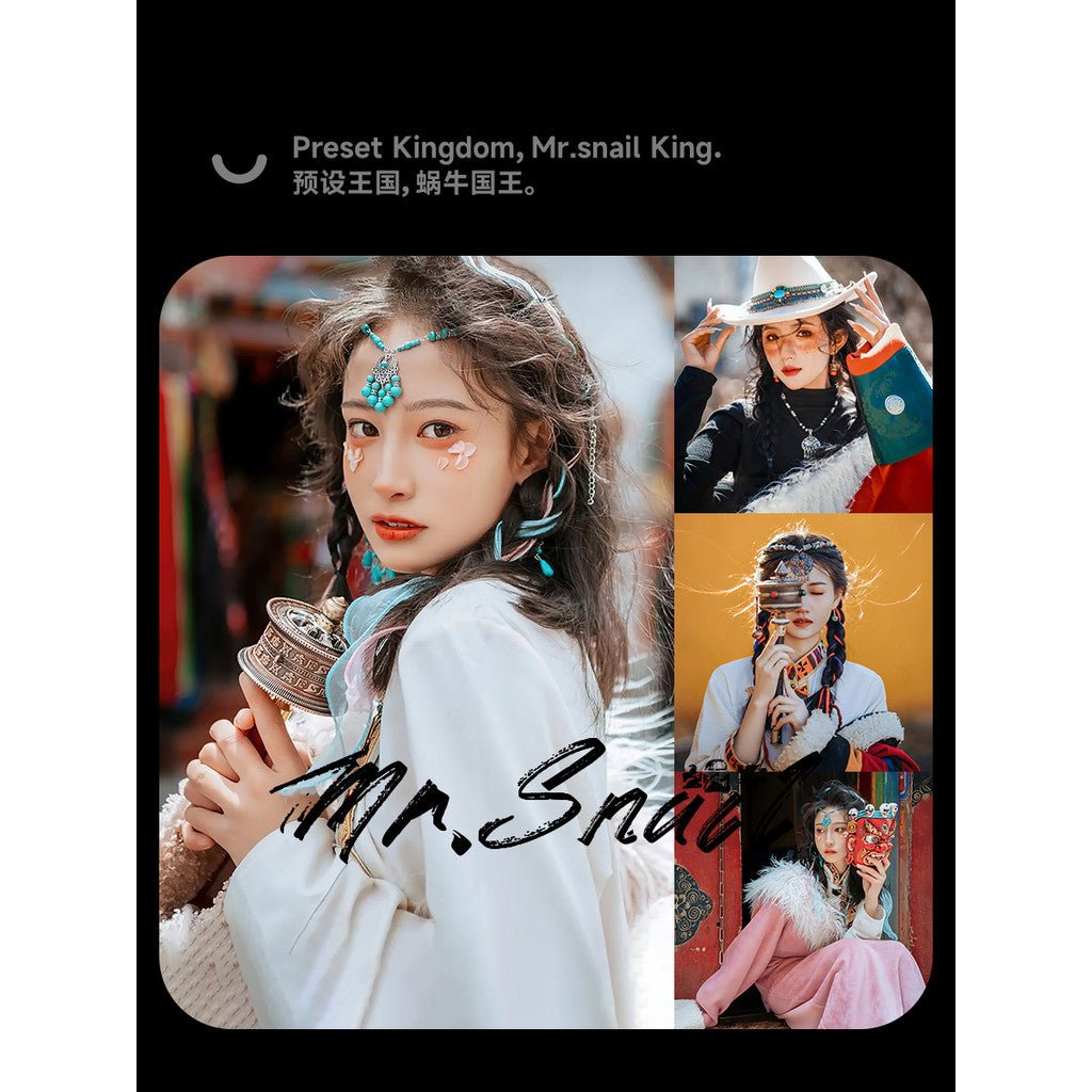 📸 Mr.304 Minority Portrait - Lightroom Preset (Tibetan, PS, PR, Mobile, DaVinci, Capcut) - MICHIGO STUDIO