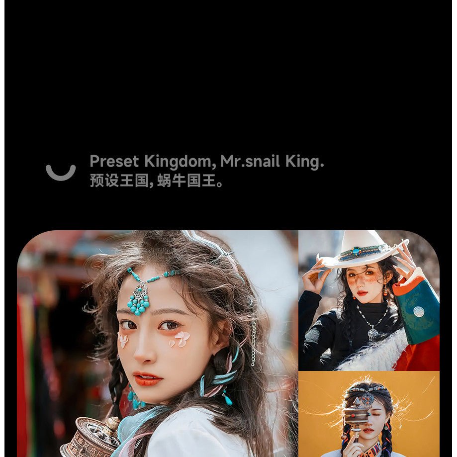📸 Mr.304 Minority Portrait - Lightroom Preset (Tibetan, PS, PR, Mobile, DaVinci, Capcut) - MICHIGO STUDIO