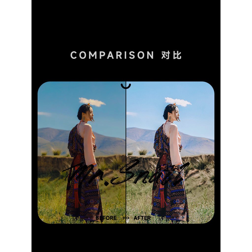 📸 Mr.304 Minority Portrait - Lightroom Preset (Tibetan, PS, PR, Mobile, DaVinci, Capcut) - MICHIGO STUDIO