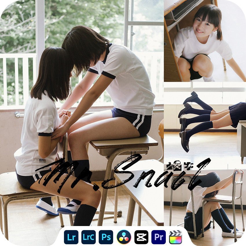 📸 Mr.307 Yuuki Aoyama School Uniform - Lightroom Preset (PS, Mobile, PR, Capcut) - MICHIGO STUDIO