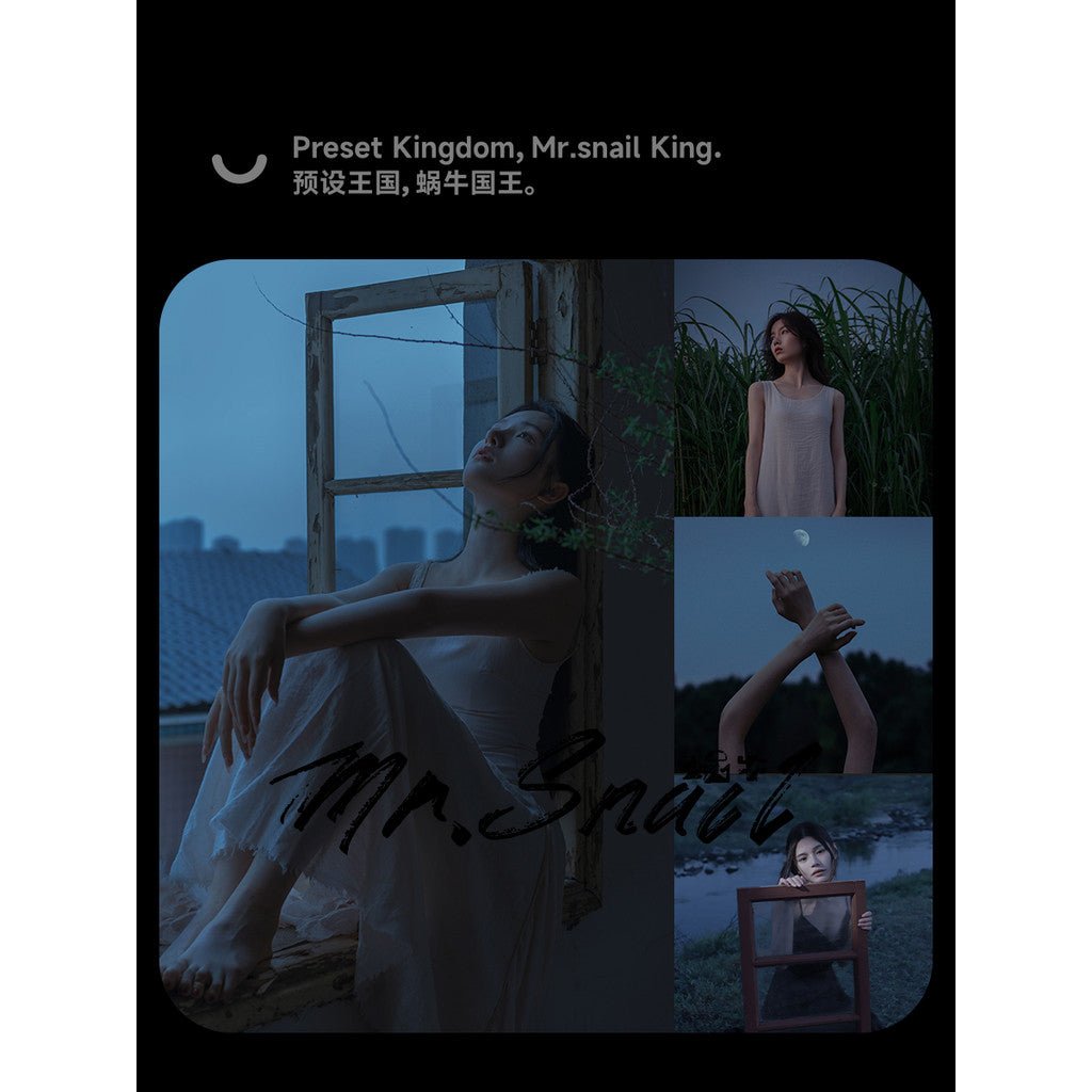 📸 Mr.312 Tranquil Blue Mood Portrait - Lightroom Preset (Capcut, PR, PS, Mobile) - MICHIGO STUDIO