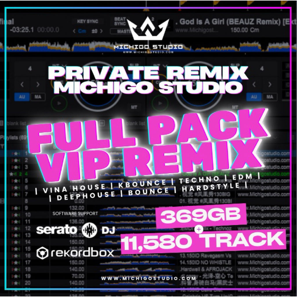 💥 VOL.1 VIP Room DJ Mega Pack 🎛️ 13,500 Tracks | 400GB Curated Collection [MICHIGO STUDIO]