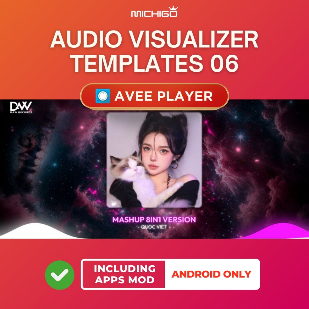 🔥Audio Visualizer Premium Template 06 - AVEE Player | Vietnam NHẠC Remix Style🔥