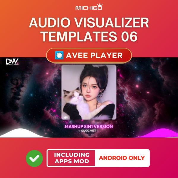 🔥Audio Visualizer Premium Template 06 - AVEE Player | Vietnam NHẠC Remix Style🔥
