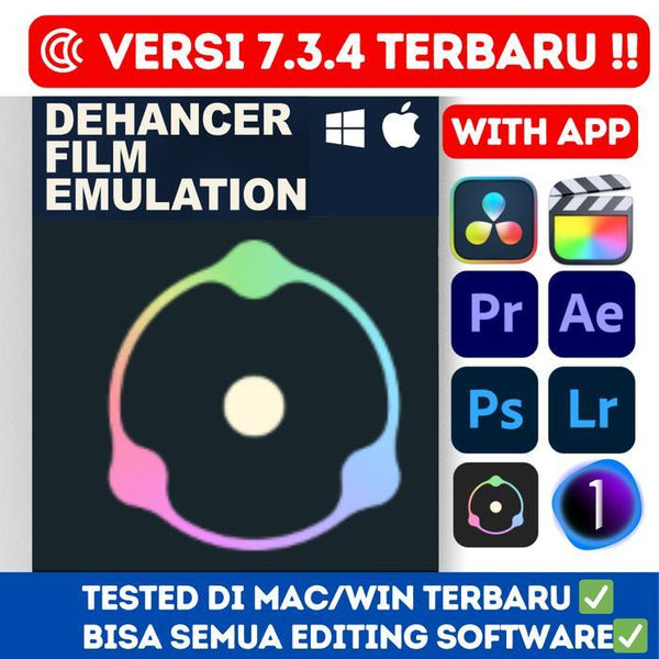 622 🎬 Plugin | NEW Dehancer Pro v7.3.4 Film Emulation FCPX PR PS LR DaVinci Win/Mac 🎞️ [MICHIGO STUDIO]