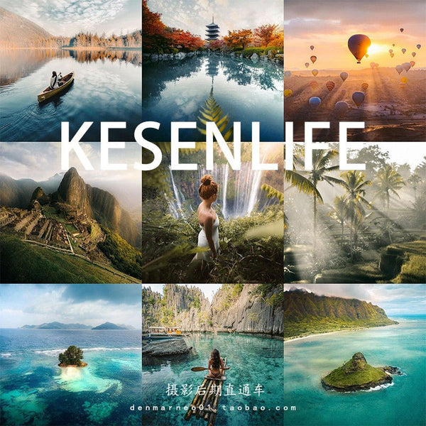 📸 Natural Landscape Mountain Lake – Lightroom Preset (PR, FCPX, DaVinci LUT, Mobile, PS)