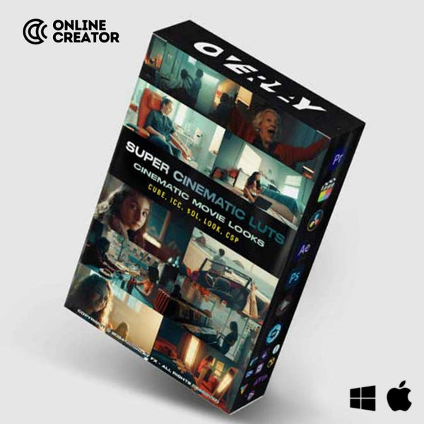 Overlayfx Cinematic Movie Looks Super Cinematic LUTs