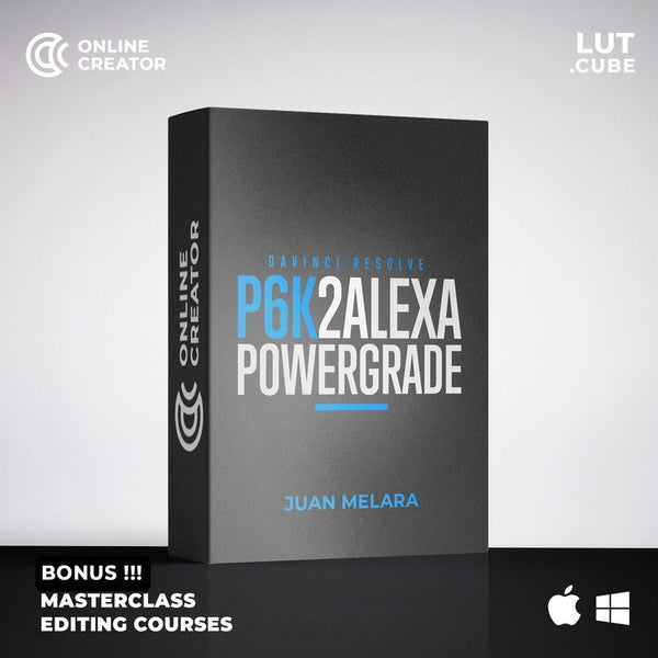 P6K2Alexa PowerGrade AND LUTs V2 GEN 5