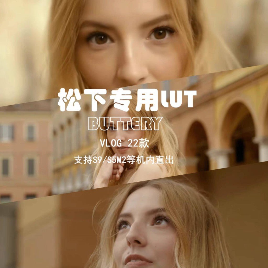 🎥 Panasonic Buttery LUTs for Vlog | 22 Presets | S5M2 / S9 Supported - MICHIGO STUDIO