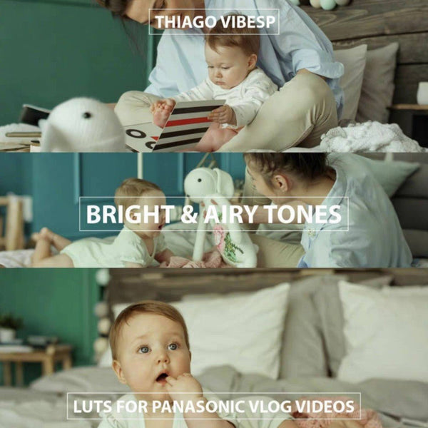 🎞️ Panasonic VLOG LUTs – 6 Bright & Clean Looks, In-Cam Ready