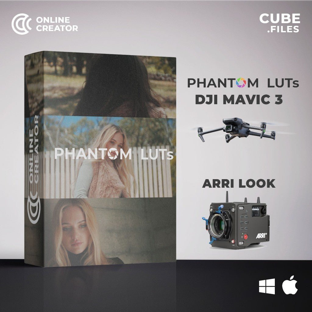 PHANTOM LUT - DJI Mavic 3/Pro G3 D - log[ MICHIGO STUDIO ] - MICHIGO STUDIO