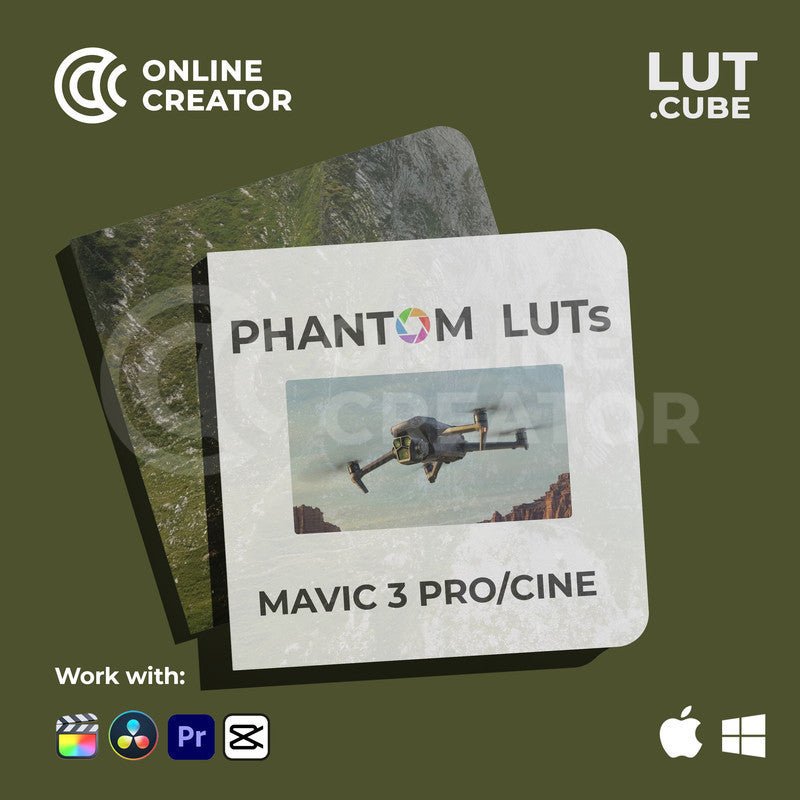 PHANTOM LUT - DJI Mavic 3/Pro G3 D - log[ MICHIGO STUDIO ] - MICHIGO STUDIO