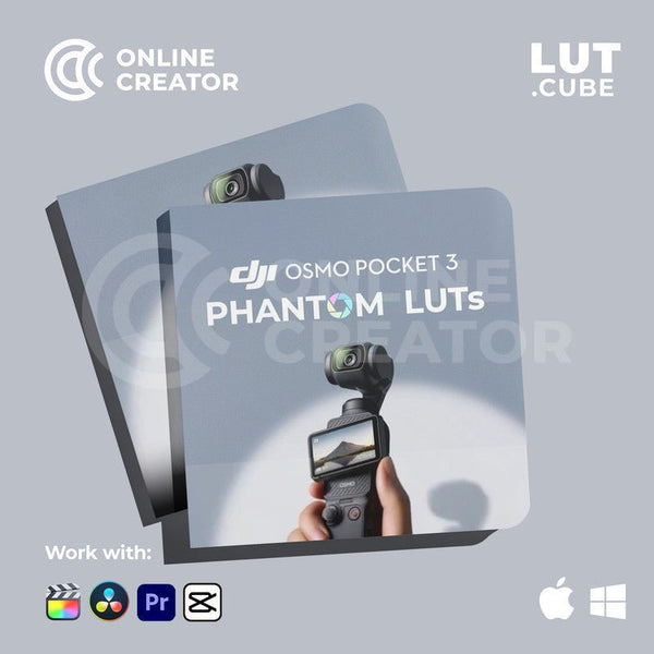 PHANTOM LUT DJI Osmo Pocket 3 D-log M