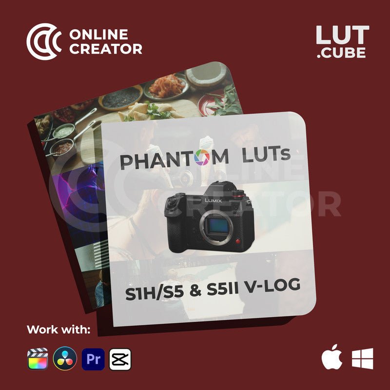 PHANTOM LUTS - Panasonic Lumix S1H/S5/S5IIX[ MICHIGO STUDIO ] - MICHIGO STUDIO
