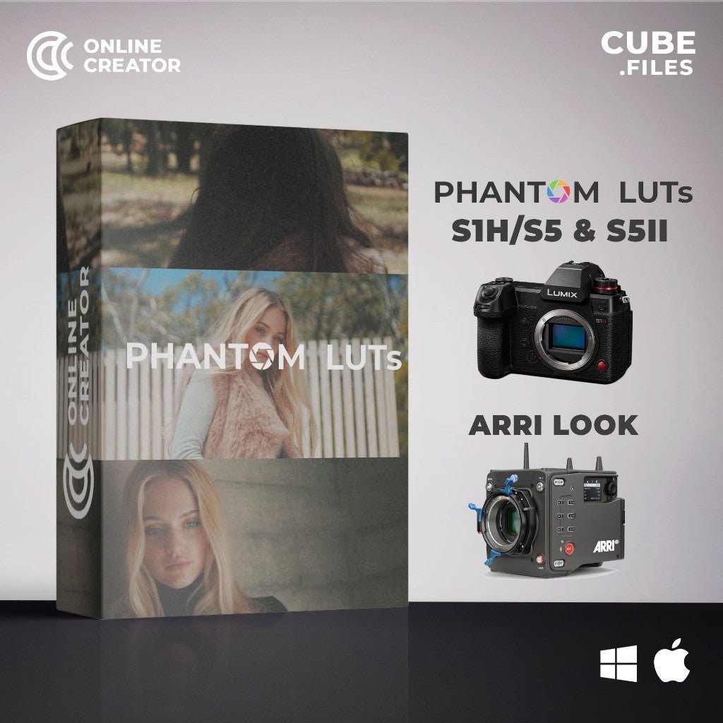 PHANTOM LUTS - Panasonic Lumix S1H/S5/S5IIX[ MICHIGO STUDIO ] - MICHIGO STUDIO
