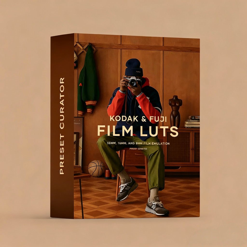 🎞️ PowerGrade + LUT – Preset Curator Filmy Emulation Film Simulation Pack ✨ [ MICHIGO STUDIO ] - MICHIGO STUDIO