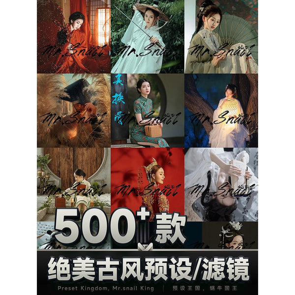 📸 PRESET 627 |  Ancient Style - Lightroom Preset (Hanfu, Vintage, PS, Capcut, Portrait, PR