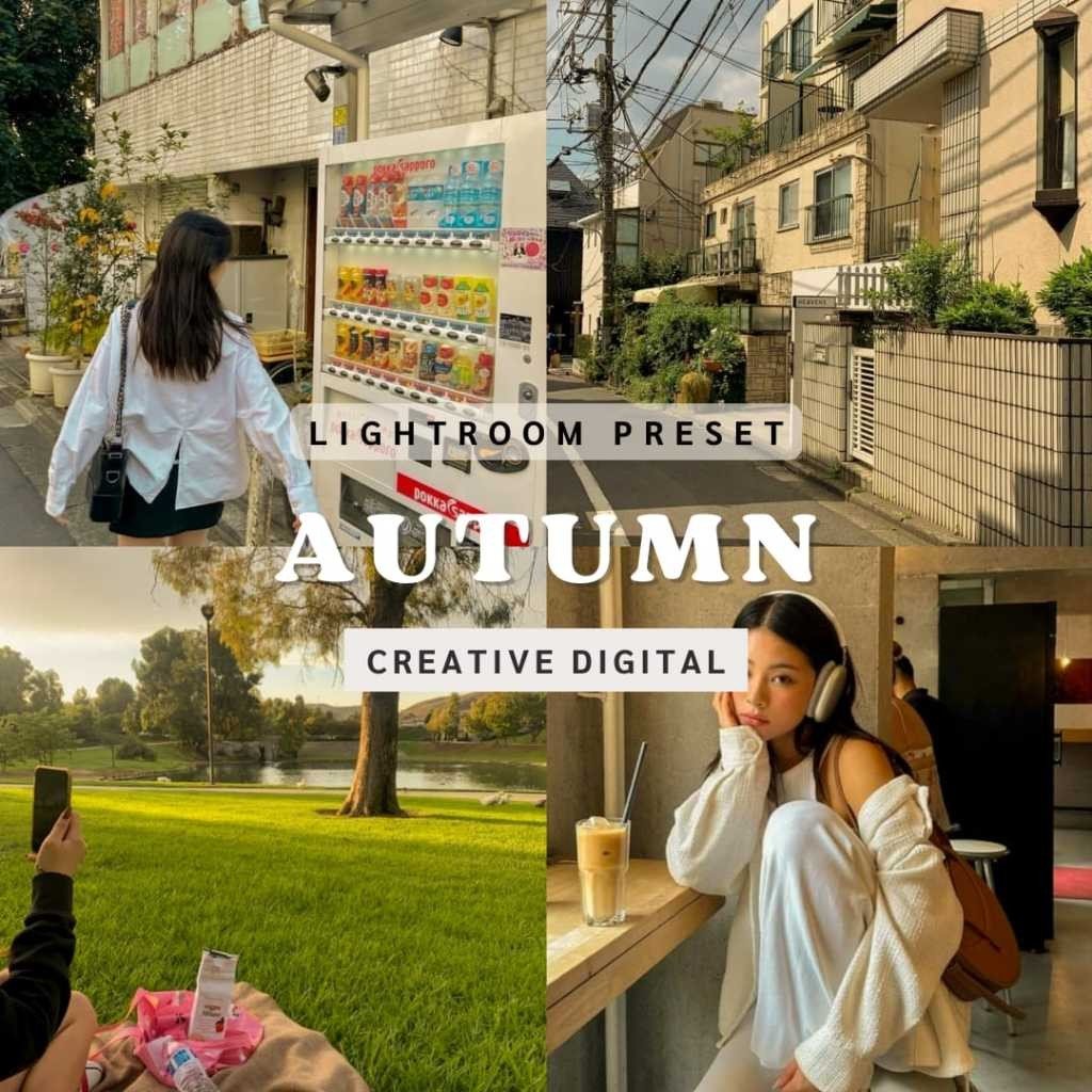 PRESET AESTHETIC | AUTUMN PRESET | LIGHTROOM[ MICHIGO STUDIO ] - MICHIGO STUDIO