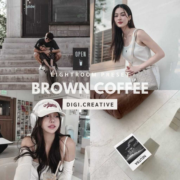 Preset Aesthetic | Brown Coffee Preset | Lightroom