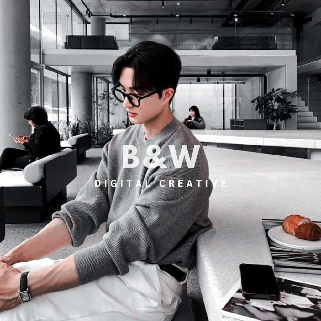 Preset Aesthetic | B&W Preset | Lightroom[ MICHIGO STUDIO ] - MICHIGO STUDIO
