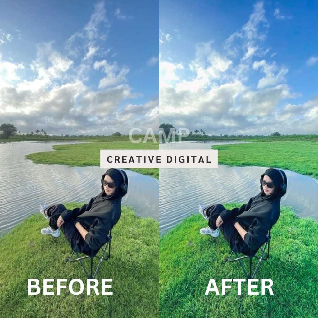 PRESET AESTHETIC | CAMPING PRESET | LIGHTROOM[ MICHIGO STUDIO ] - MICHIGO STUDIO