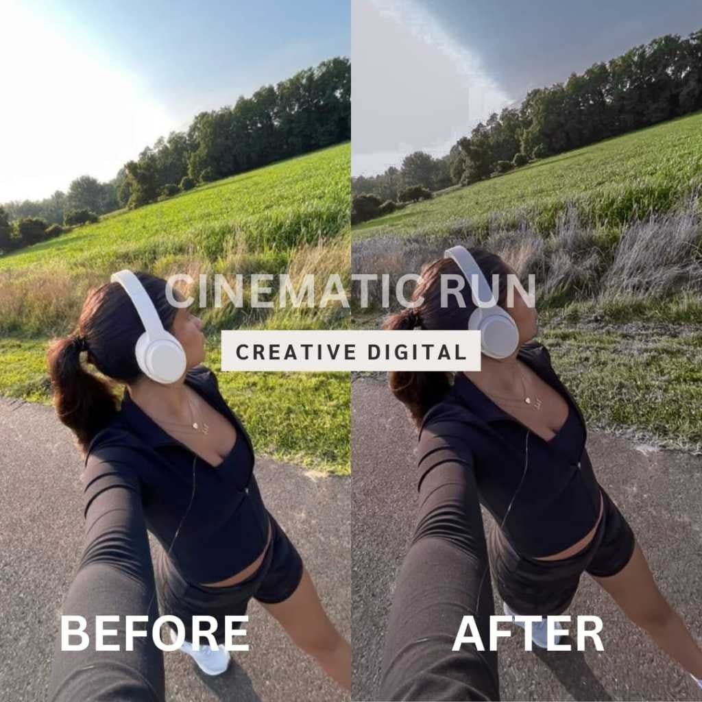 Preset Aesthetic | Cinematic Run Preset | Lightroom[ MICHIGO STUDIO ] - MICHIGO STUDIO