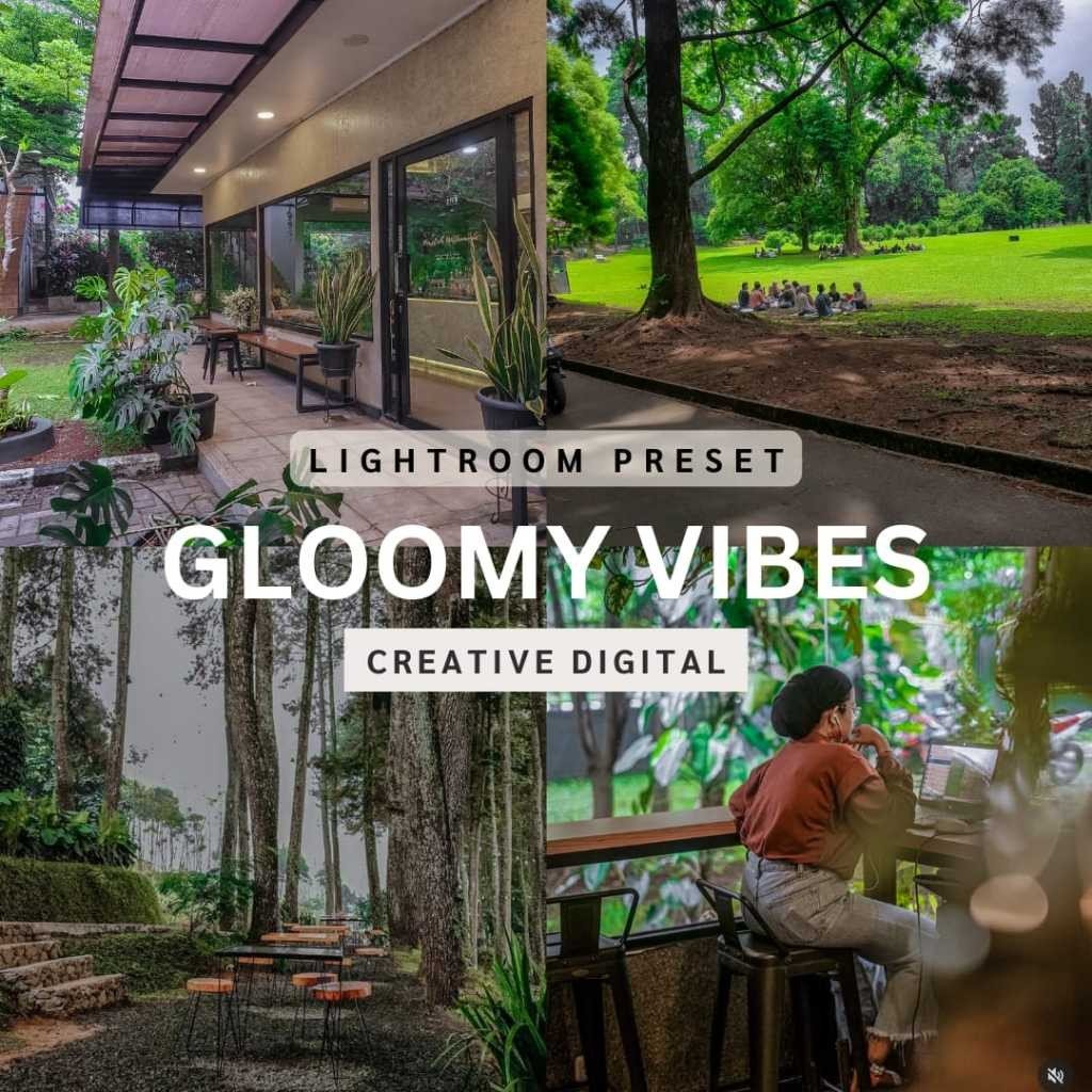 Preset Aesthetic | GLOOMY VIBES Preset | Lightroom[ MICHIGO STUDIO ] - MICHIGO STUDIO