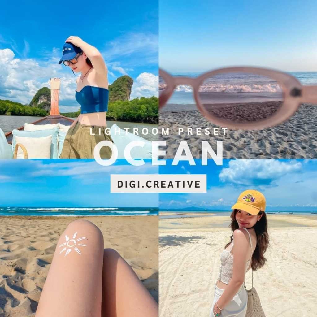 Preset Aesthetic | Ocean Preset | Lightroom[ MICHIGO STUDIO ] - MICHIGO STUDIO