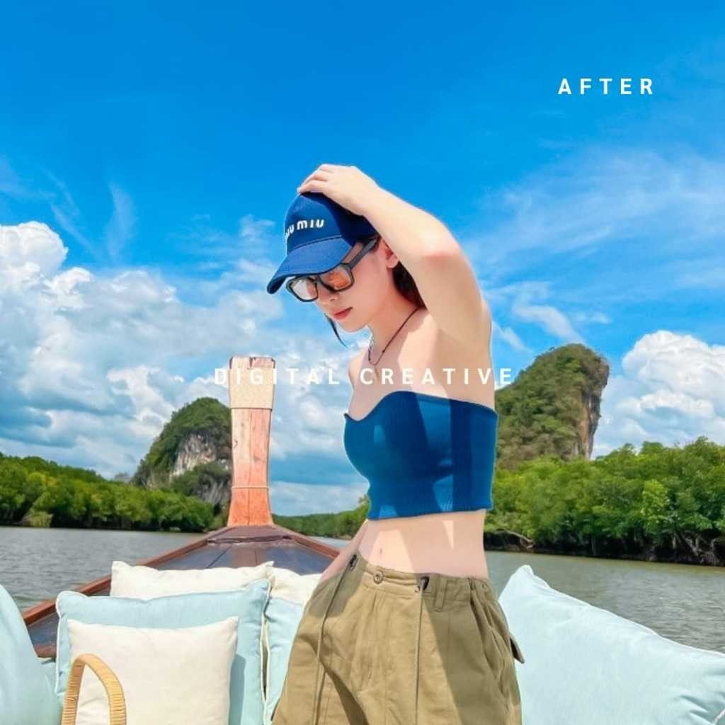 Preset Aesthetic | Ocean Preset | Lightroom[ MICHIGO STUDIO ] - MICHIGO STUDIO