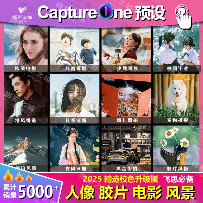 🎨 Preset C1 + LUT – Capture One 2025 Film Portrait Fuji NC Preset & Filter Pack ✨ [ MICHIGO STUDIO ] - MICHIGO STUDIO