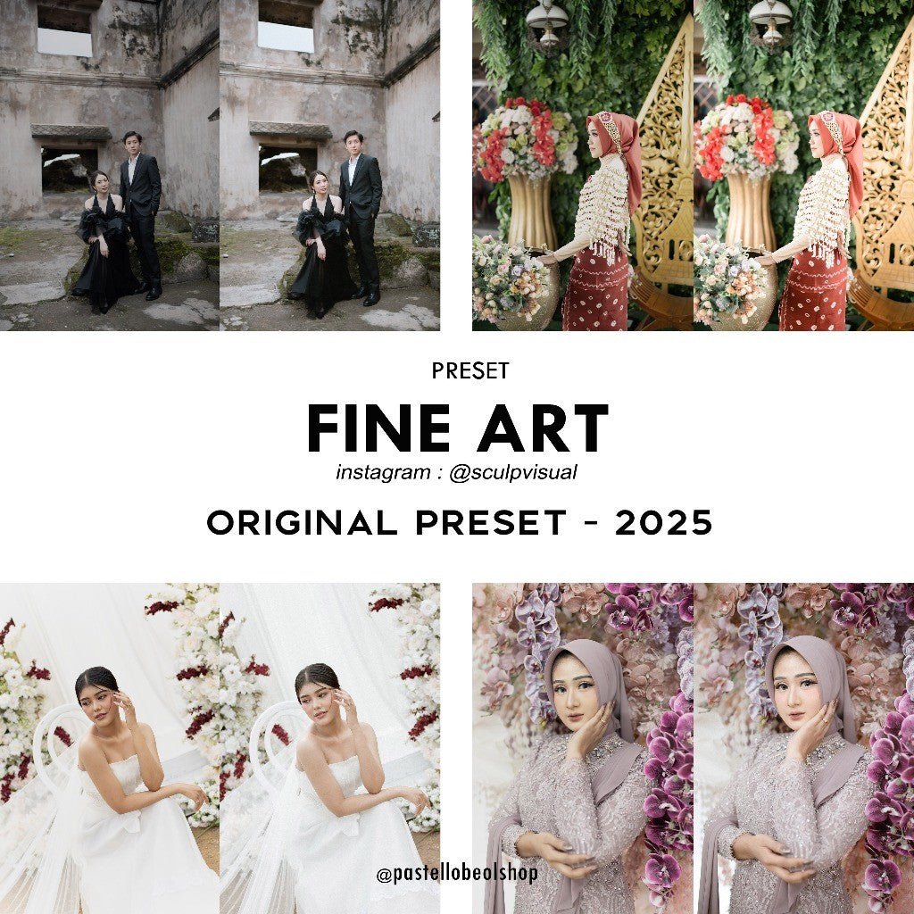 PRESET FINE ART SCLUPVISUAL LIGHTROOM PHOTOSHOP BEST SELLER[ MICHIGO STUDIO ] - MICHIGO STUDIO