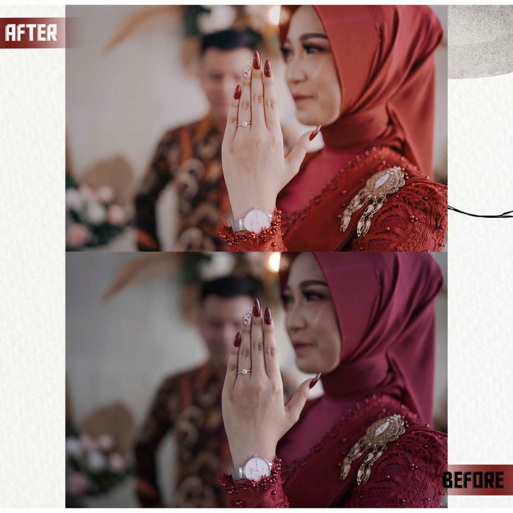 Preset Ligthroom Red Engagement special Adobe Lightroom Bisa untuk di PC/LAPTOP/HP ANDROID DAN IOS[ MICHIGO STUDIO ] - MICHIGO STUDIO