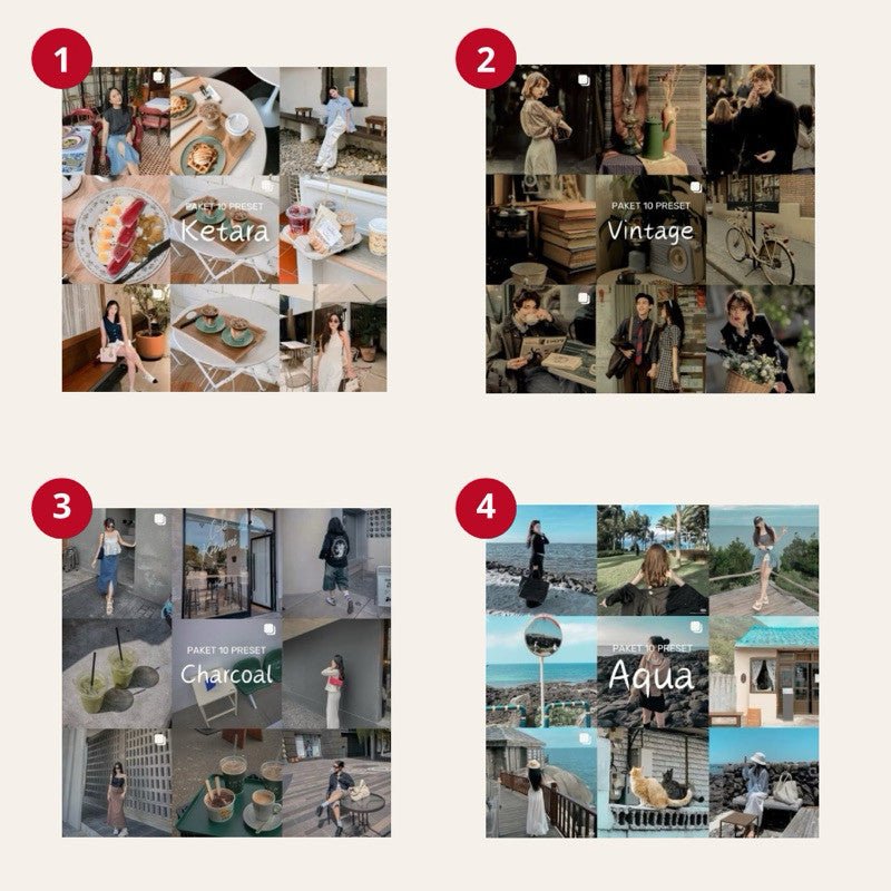 🎨 Preset Lr – 40 Aesthetic Lightroom Preset Bundle | Mobile Filter DNG & XMP | For iPhone, Android & PC ✨ [ MICHIGO ] - MICHIGO STUDIO