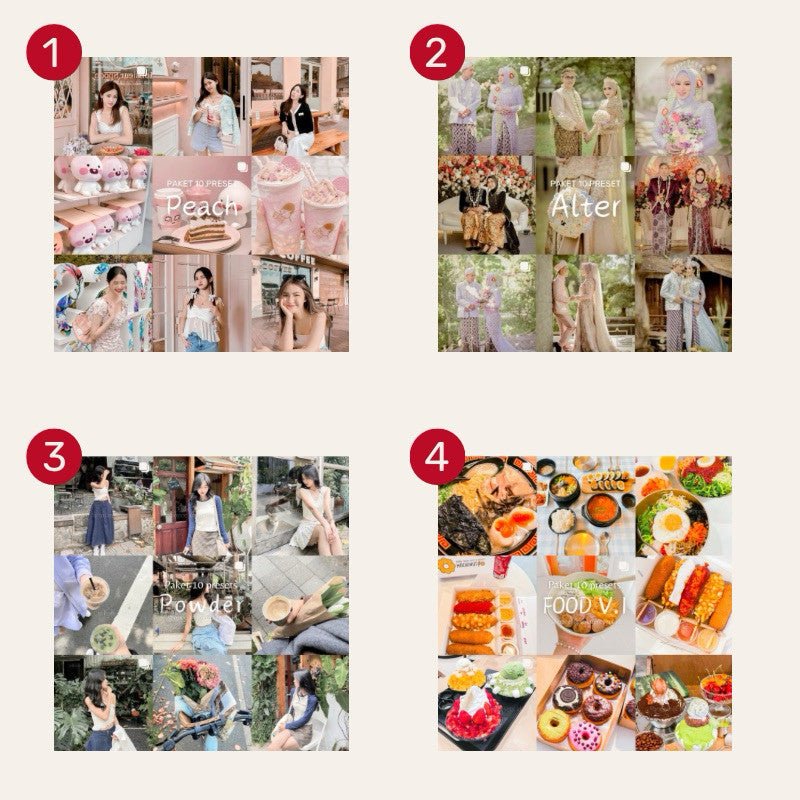 🎨 Preset Lr – 40 Aesthetic Lightroom Preset Bundle | Mobile Filter DNG & XMP | For iPhone, Android & PC ✨ [ MICHIGO ] - MICHIGO STUDIO