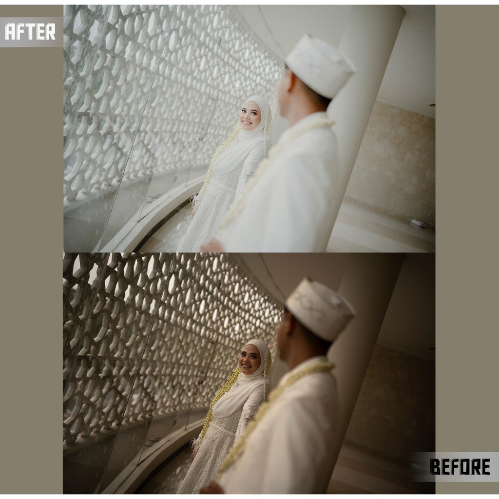 Preset Wedding Melayu Peony White special Adobe Lightroom Bisa untuk di PC/LAPTOP/HP ANDROID DAN IOS[ MICHIGO STUDIO ] - MICHIGO STUDIO