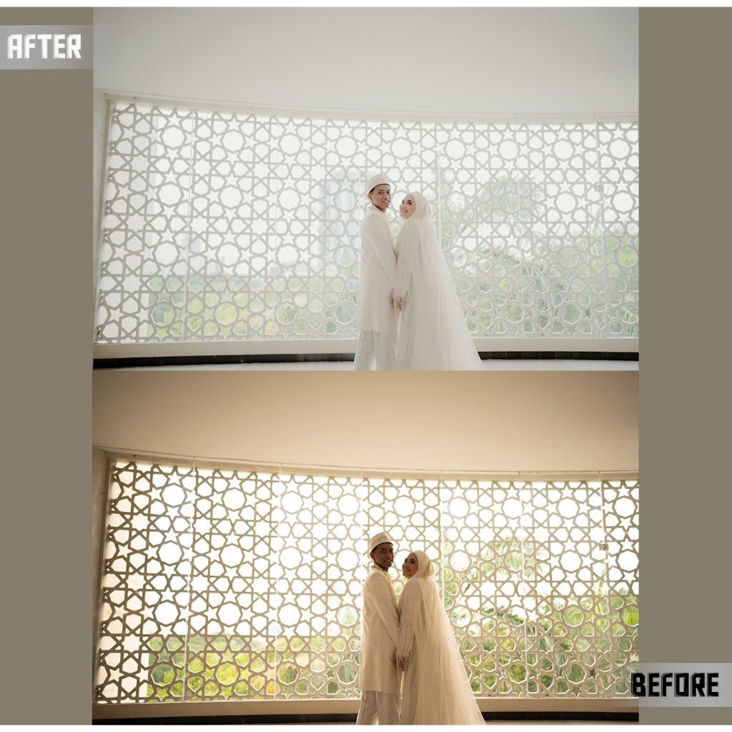 Preset Wedding Melayu Peony White special Adobe Lightroom Bisa untuk di PC/LAPTOP/HP ANDROID DAN IOS[ MICHIGO STUDIO ] - MICHIGO STUDIO