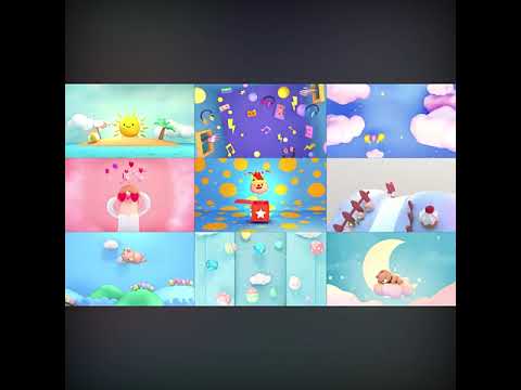 Visual Pack 🎬 | 3D Cartoon Kids Program | Kindergarten Dance Live Stage LED Screen Background 🌈🧸