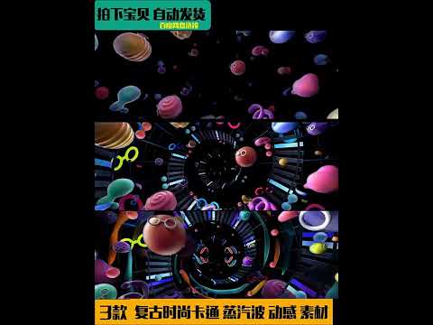 Premium Retro Eggroid VJ Loop: Cute Cartoon with Glasses & Vaporwave Grid Background. High-Impact Visuals for Theme Bars, Parties & Widescreen LED Displays. 🥚✨🕶️🌊