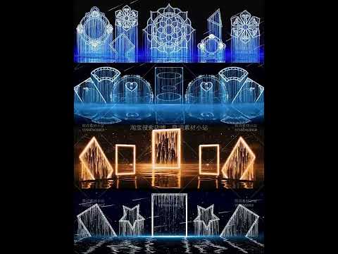Premium Holographic Particle Visuals: Aesthetic Abstract Meteor Flow. High-End Livehouse Background, Futuristic VJ Loop & Cinematic Particle Motion LED Asset. ☄️✨🌀🌌💎