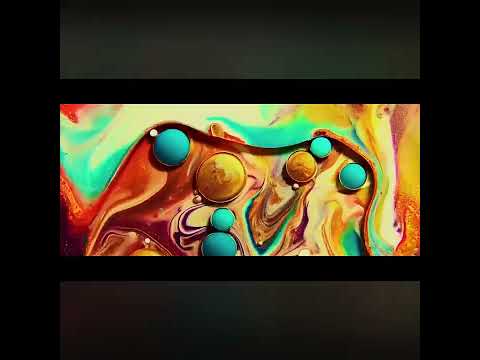 Visual Pack 🎬 | Colorful Flowing Liquid Oil Drops Visual | LED Large Screen VJ Loop Background 4K ✨💧🔥
