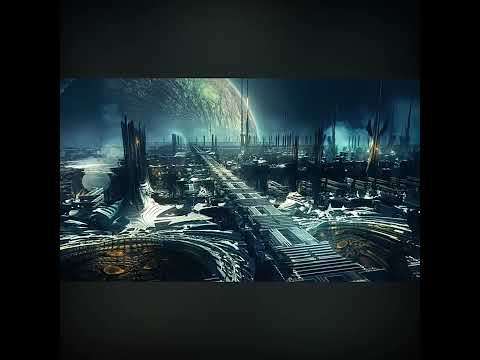 Visual Pack 🎬 | Alien Tech Cyberpunk Futuristic Planet 🌌 | LED VJ Video Background for Bar Large Screen Casting