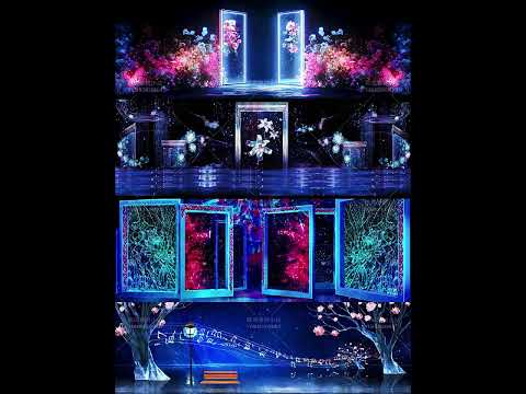 Premium Aesthetic Flower Petals & Particles: Floating Musical Notes | Elegant Cinematic Visual Assets & Romantic Backgrounds for Live House & Music Videos 🌸✨🎶 FX